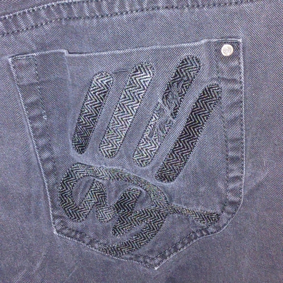 😻🩵Miskeen Originals Men's Black Jeans hand Jean - Picture 8 of 13